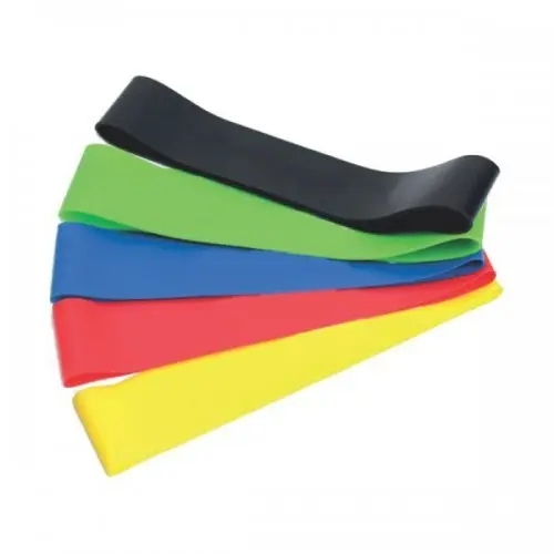 Kit com 3 Caixas com 5 Faixas Elásticas Para Exercícios Completo