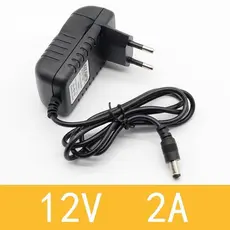 Fonte 12V 2A Bivolt AC/DC Adapter 2,5mm Para Câmera Ip Speed Dome - 12v-2a