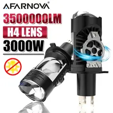 3000W 3500000LM Lente Do Projetor H4/9003/HB2 LED Lâmpadas Farol Carro Canbus Turbo H4 Feixe Alto/Baixo Lâmpada De Nevoe