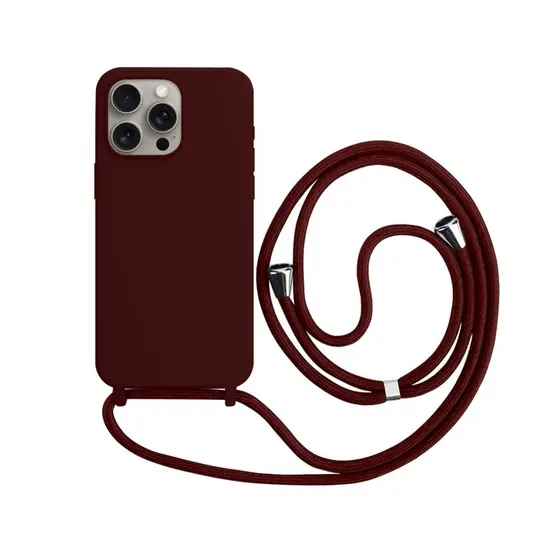 Capa com Alça para iPhone - Vermelho Dark