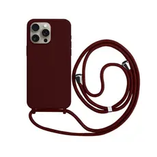 Capa com Alça para iPhone - Vermelho Dark