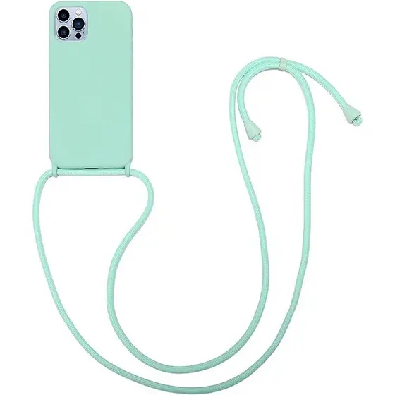 Capa com Alça para iPhone - Verde Menta (OFERTA)