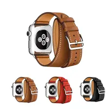 Pulseira para Apple Watch Couro Longo 2 Voltas