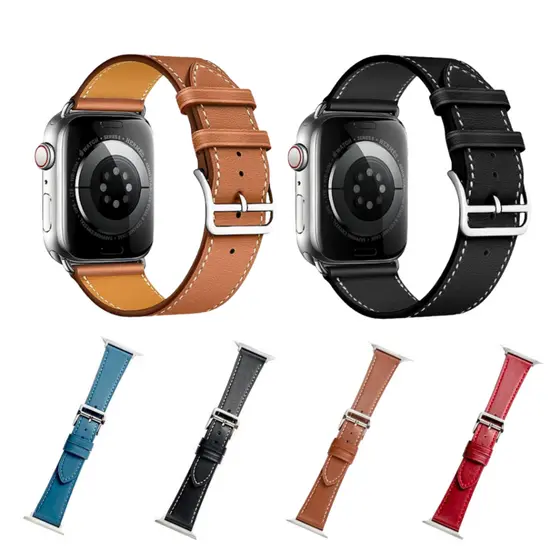 Pulseira para Apple Watch Couro Fecho Fivela