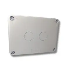 Caixa Protetora Retangular Stilus Premium PPP CFTV Proteção Para Fios, Conectores e Fontes