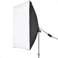 Softbox Luz Contínua Lorben 50x70 Cm Com Bolsa Soquete E27 Estúdio Fotografia Vídeo Lives