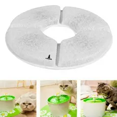 Kit com 4 Filtros Refil Lorben para Bebedouro Gato Cão Fonte Pet Filtra e Purifica Água