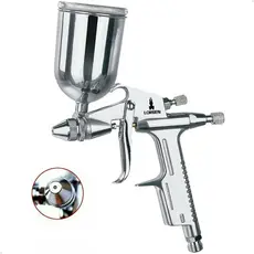Pistola de Pintura K3 Lorben Aerógrafo Alumínio Gravidade 90 ml Bico 0,5mm Ajustável