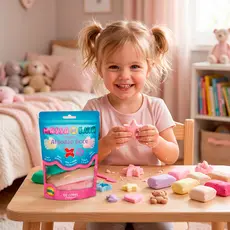 Massinha De Eva Modelar 10 Cores Algodão Doce 250g
