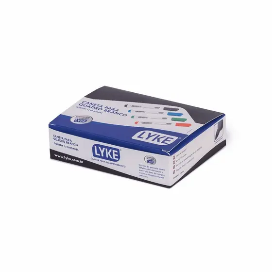 Marcador P/ Quadro Branco Lyke 12 Unidades