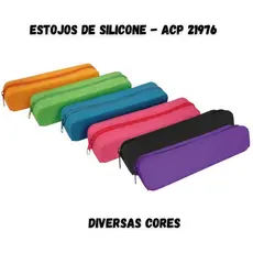 Estojo Escolar Silicone Acp 21976