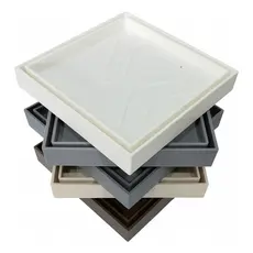 Ralo Oculto15x15 Invisivel 5 Cores Piso e porcelanato banheiros Quintal Sacadas