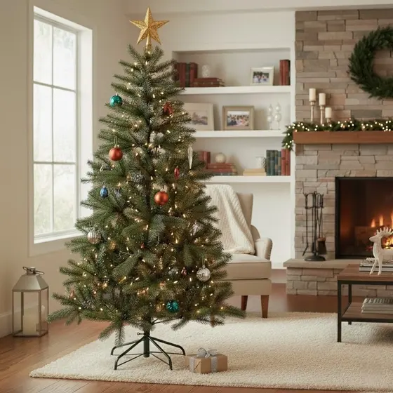 Arvore De Natal Premium Cheia Pinheiro 180cm 320 Galhos