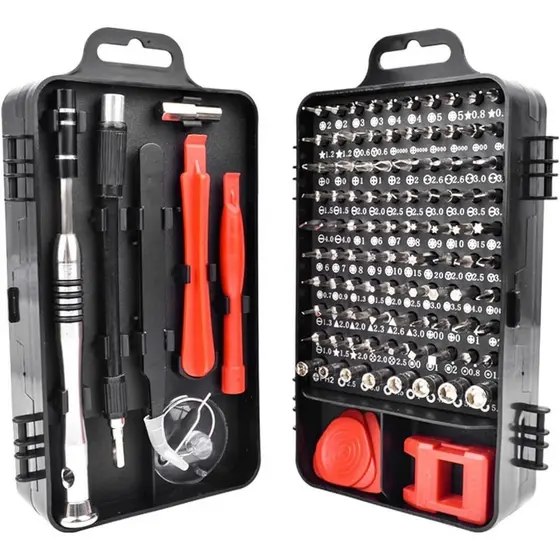 Kit Completo Chave De Fenda Precisão Reparo Celular Tablet Notebook 110 Peças