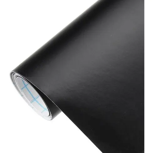 Papel Adesivo Preto Fosco Lousa Envelopamento Móveis Lavável 10 metros x 45cm