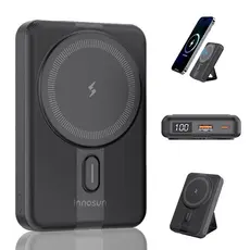 Carregador indutivo sem fio portátil de carregamento rápido de 15 W para iPhone / Android - bateria de 10000 mAh