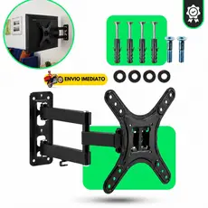 Suporte Articulado Para TV 32 a 55 Polegadas De Parede Universal Monitor LCD LED Plasma Smart TV VESA Até 20kg Parede