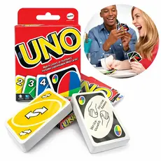 UNO Vermelho Classico - Jogo de Cartas 108 Cartas Baralho de Alta Qualidade Edição Especial
