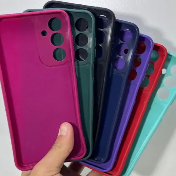 Capa Capinha Case Para A16 5G Samsung Aveludada Colorida Forrada