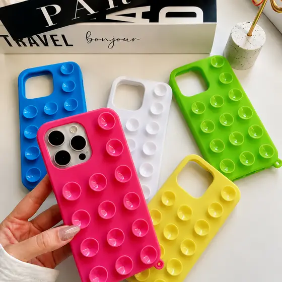 Capa Capinha Ventosa De Silicone Para Iphone XR 11 12 12 PRO 12 PRO MAX 13 13 PRO 13 PRO MAX