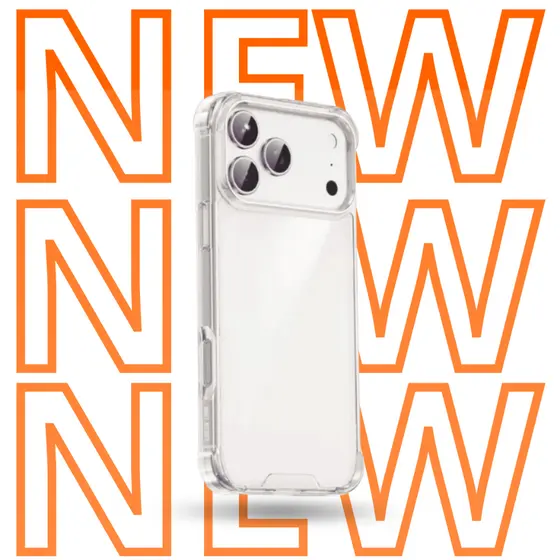 Capinha Transparente Para Iphone 17 17 Air 17 Pro 17 Pro Max Transparente em Silicone Flexível