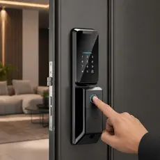Fechadura Digital Eletrônica Biométrica Para Porta Segurança