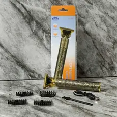 Máquina De Cortar Cabelo E Barba inova Profissional Eletrica Recarregável USB