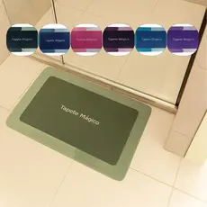 Tapete Banheiro Antiderrapante Absorvente Banheiro Cozinha Lavanderia Secagem Rápida Luxo Bag