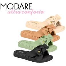 Sandália chinelo tamanco Modare laço ortopédica slide macia