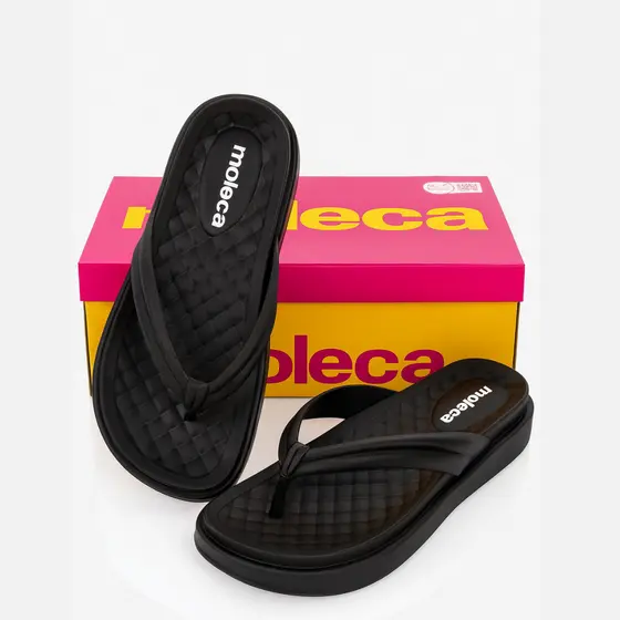 Chinelo Feminino Moleca Estilo Nuvem Macio Anatômico e Leve
