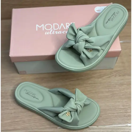 Chinelo Modare Sandália Laço Ortopédica Slide Macia Tamanco  - Original