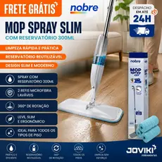 Rodo Magico Mop Spray Com Reservatório 300ml + 2 Refil Azul-turquesa