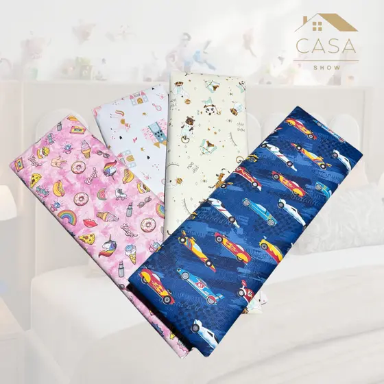 Kit Com 5 Módulos Cabeceira Retangular Infantil 60x20