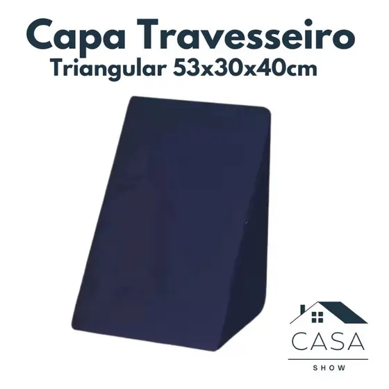 Capa Travesseiro Encosto Triângular Impermeável