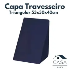 Capa Travesseiro Encosto Triângular Impermeável