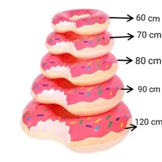 Boia Inflável Donut's Rosquinha Adulto e Infantil Parque aquático E Piscina Parque aquático Praia Tem
