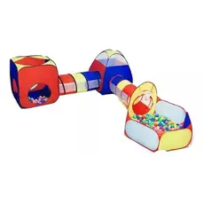 Toca Barraca Infantil 5 Em 1. 4 Em 1 e 3 Em 1 Com Tunel + Cesta + Piscina