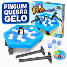 Jogo Pinguim Quebra Gelo Numa Fria Infantil Com 2 Martelos