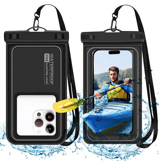 Bolsa Aquática A Prova D'água Flutuante Impermeável Para Celular iPhone Samsung Praia Piscina Pesca