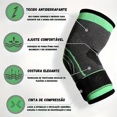 Kit 2 Cotoveleira Ortopédica Ajustável com Compressão Ideal para Dor no Cotovelo e Esporte