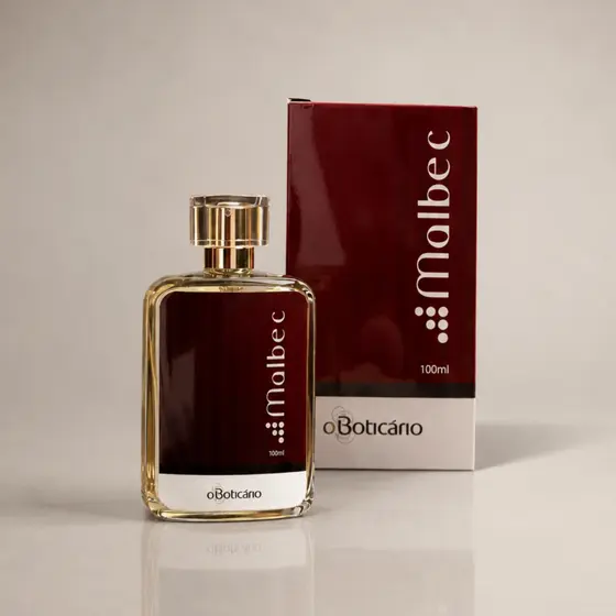 Perfume Masculino Malbec 100ml Amadeirado Intenso Elegante Duradouro Sofisticado Presente Uso Diário