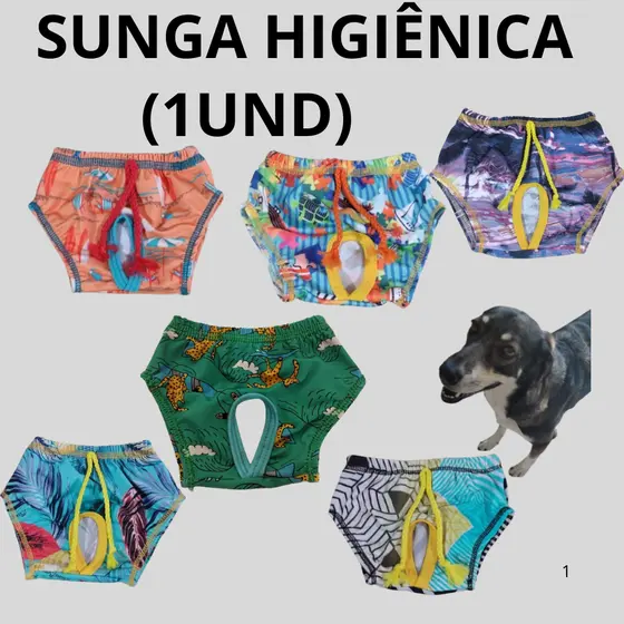 Sunga para Cachorros de Pequeno Porte - Estilo e Conforto na Praia!