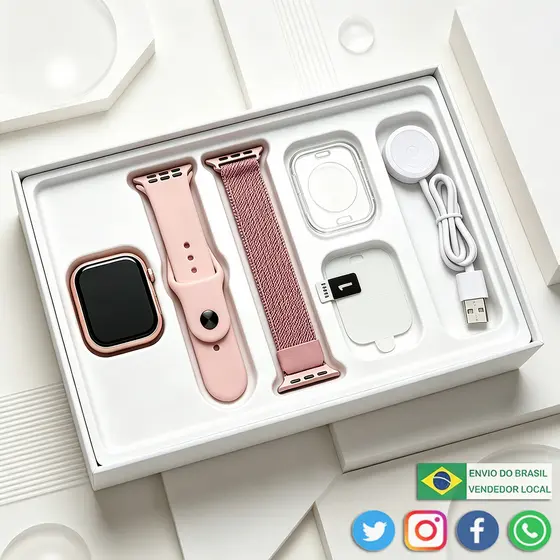 2026 Novo Smartwatch S11 Mini Unissex com Pressão Chamada Bluetooth Calculadora Impermeável e Compatível Android/iOS