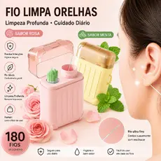 Solução De Limpeza De Orelhas De Rosa – Conjunto Desodorizante , Antibloqueio , Cuidados Com Piercing E Linha