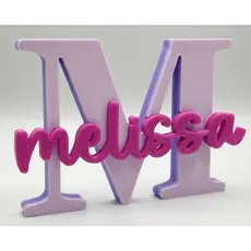 Letra Decorativa Personalizada – Nome e Cor à Sua Escolha