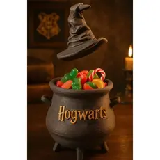 Caldeirão Hogwarts Decorativo Porta Doces E Objetos Geek Halloween