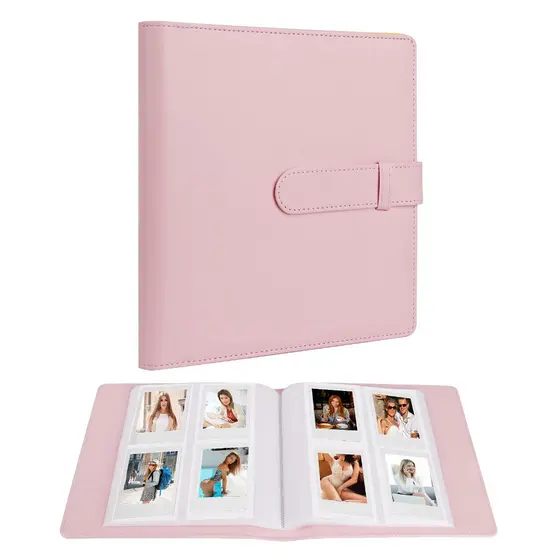 256 álbuns de fotos Polaroid Instax Mini 12/11/9/90/70/40/8 Polaroid universal 3 polegadas PU álbum de fotos