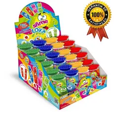 BALA LIQUIDA SLIME LOKA 24UN × 8G - Doce mix candy