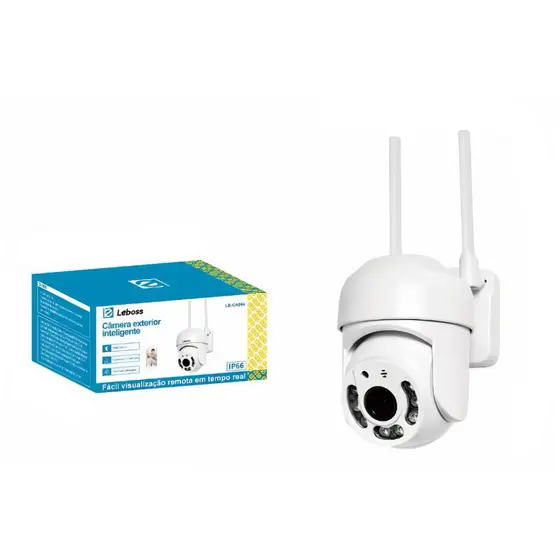 Câmera Knup Wi-Fi Externa 1080p Rotação 355° Yoosee Monitoramento Celular