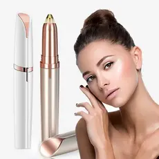 Depilador caneta Facial Indolor USB Portátil Buço Removedor Pelos
